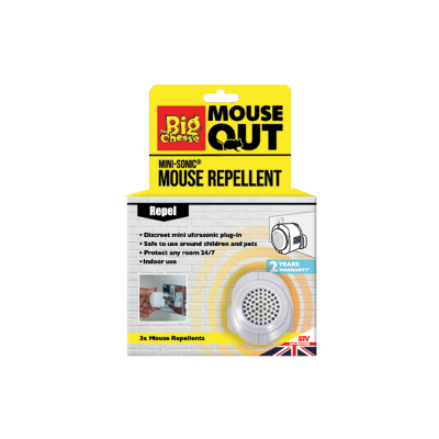 Big Cheese Anti Mouse Mini-Sonic Mouse Repellent 3 Pack