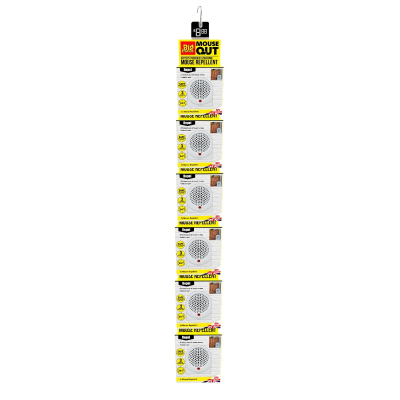 Big Cheese Anti Mouse Battery Repellent Clipstrip 12 Piece