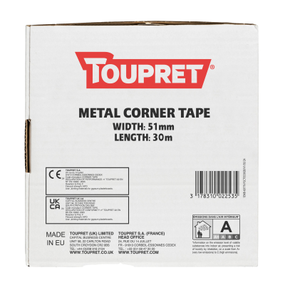 Toupret Metal Corner Tape 51mm x 30m