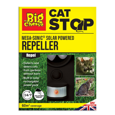 Big Cheese Mega-Sonic Solar Cat Repeller