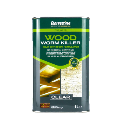 Barrettine Water Based Woodworm Killer 1L