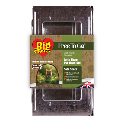Big Cheese Poison Free Baited Live Multi-Catch Mouse Trap