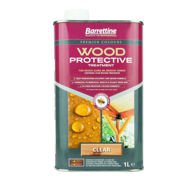Barrettine Wood Protective Treatment Clear 1L