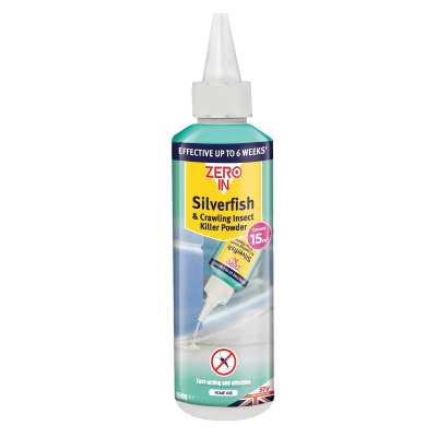 Zero In Silverfish & Crawling Insect Killer Powder 150g