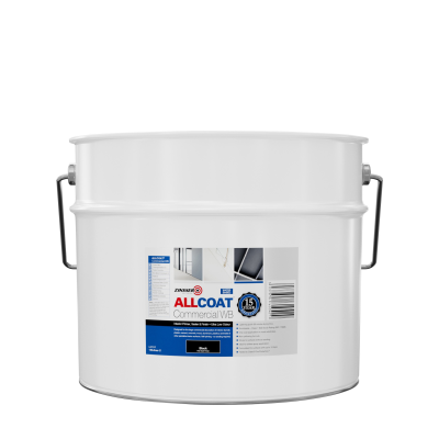 Zinsser AllCoat Commercial Water Based 10L Black
