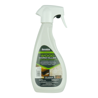 Barrettine Water Based Woodworm Killer 500ml Spray