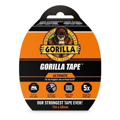 Gorilla Ultimate Tape Black 11m