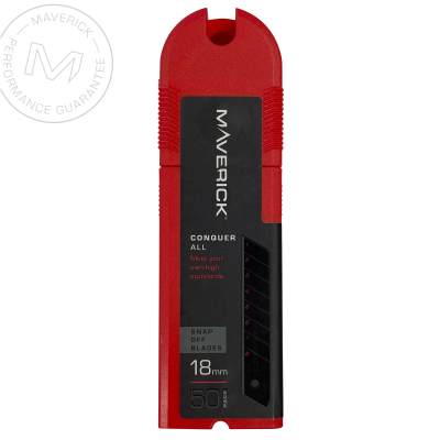 Maverick Snap-Off Blades 18mm 50 Pack