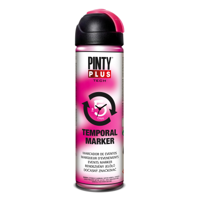 Pinty Plus Tech 360º Fluorescent Event Marker 500ml Fucsia