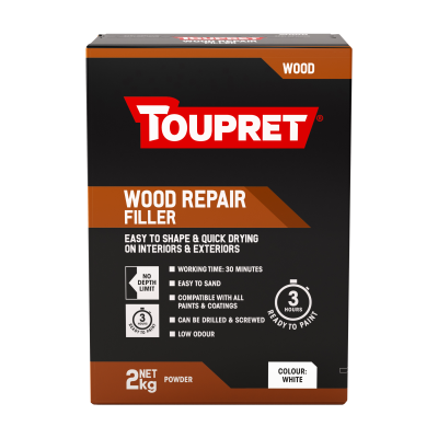 Toupret Wood Repair Filler 2kg White