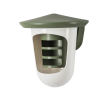 Singing Friend Multi Feedr Bird Feeder Wild Green & White