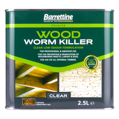 Barrettine Water Based Woodworm Killer 2.5L