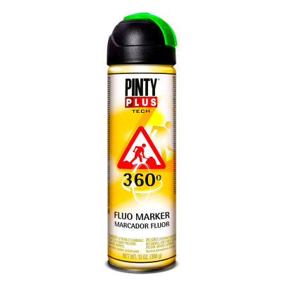 Pinty Plus Tech 360º Fluorescent Marker 500ml Green
