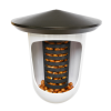 Singing Friend Multi Feedr Bird Feeder Grey & White