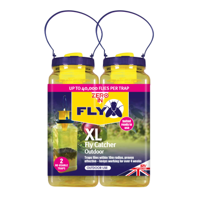 Zero In XL Fly Catcher Outdoor Twinpack