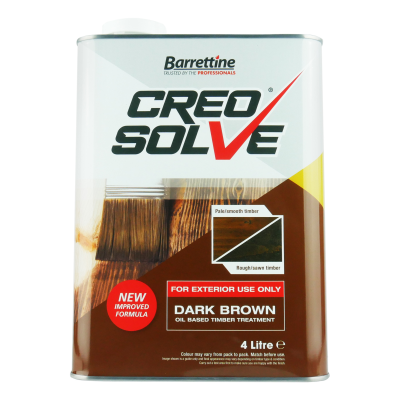 Barrettine Creosolve Dark Brown 4L
