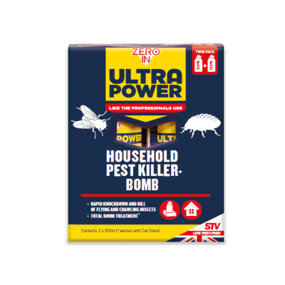 Zero In Ultra Power Household Pest Killer Bomb 150ml NI ONLY
