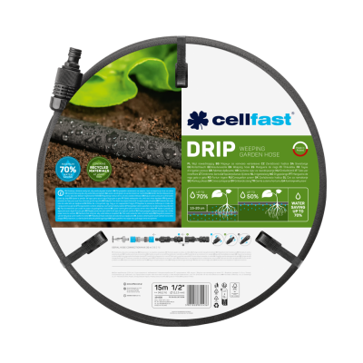 Cellfast Drip Weeping Hose 0.5 inch x 15m