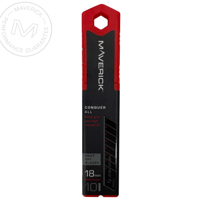 Maverick Snap-Off Blades 18mm 10 Pack
